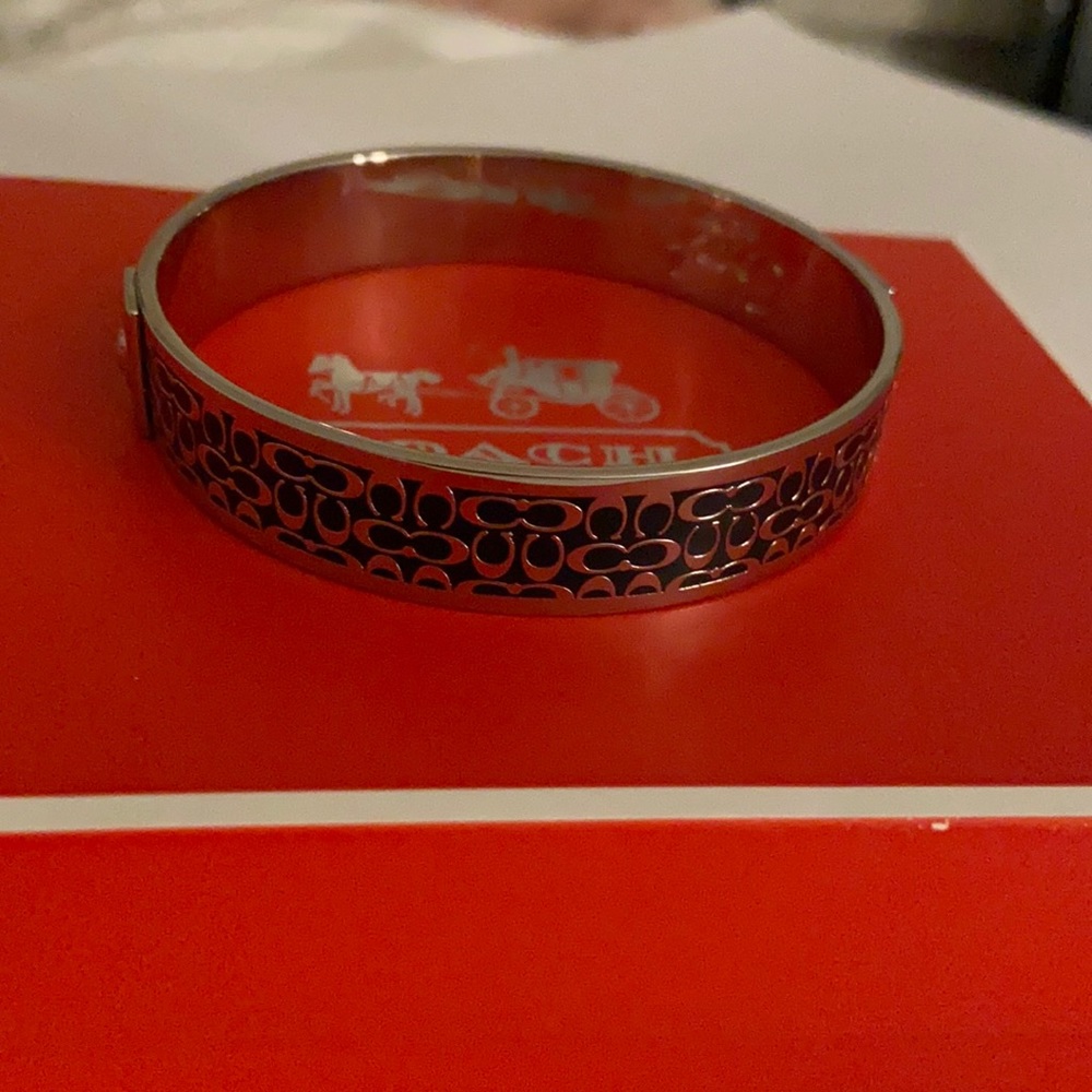 Coach Black and Silver Bracelet***Holiday Sale**